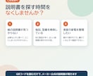 家電5台の公式説明書をQRコード1枚にまとめます 写真を送るだけ。探しにくい説明書がすぐ開きます イメージ2