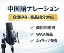 法人案件対応中国語ナレーション承ります 企業PR・医療動画対応｜受賞歴あり イメージ1
