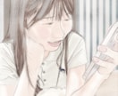 記念日の写真をイラスト化します 人物やペットの写真をリアルなイラストにします。 イメージ3