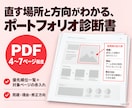 ポートフォリオをPDFで赤入れ添削します 掲載順と説明文の直し方を、後から見返せる診断に イメージ4
