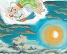和風、日本画風のイラスト描きます 筆力雄渾を目指してイラスト描きます！ イメージ7