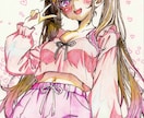 ご自身のAIイラストをアナログで描き直します 塗り絵師がAIイラストに命を吹き込みませます！ イメージ2