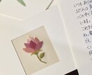 小さな刺繍を添えてお手紙と一緒にお届けします 言葉にできない想いを 伝えてみませんか？ イメージ1