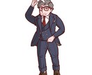 アイコン等にできる似顔絵・ディフォルメ画作成します イタリアを中心に海外からも依頼を頂くファッションイラストです イメージ3