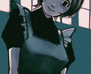 あなたのキャラクターを一枚の物語として描きます 可愛いだけでは終わらない、少し不穏で少し寂しい。 イメージ1