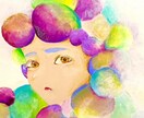 最安値で夢かわいいアイコンを描きます 推しとのツーショットアイコンや推し事の夢かわいい絵を描きます イメージ2