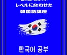 韓国語を話せるようにします 韓国人と話せるようになる、を目標にレッスンをしていきます！ イメージ1