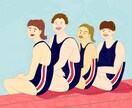 ポップでカラフルなイラスト描きます 線画、パステル、カラフル、植物、カフェ、人物 イメージ1
