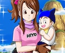 ドラゴンボール風似顔絵描きます お好きなキャラの衣装指定出来ます☆私服可 イメージ3