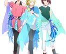 女性向けのキャラクター描きます 世の女性にイケメンという癒しを… イメージ5
