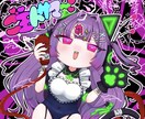 ポップなアイコン、サムネイラスト描きます 元気や個性を強調したい方に！活き活きした顔が得意です♡ イメージ5