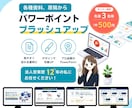 色々な資料をパワポ資料にプラッシュUPします 先着3名様限定で　１枚約70%OFF　500円で承ります！ イメージ1