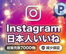 インスタの日本人いいねを増やします インスタの日本人いいね100回【速増加・補填補償・凍結なし】 イメージ1