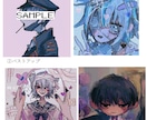 アイコン、夢絵、サムネイル、描きます 女の子と全身イラストが得意です、独特な絵柄が好きな方は是非！ イメージ1
