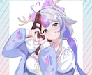 skeb形式！アニメ塗りのイラストを描きます 可愛くセクシー！低価格！Vtuber、Vライバー様向け！ イメージ6