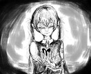 ホラー!!ダーク!!な、イラストを描きます 暗めの世界観！まるで海外の絵本のよう！ イメージ1