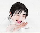 貰って嬉しいお部屋に飾れる可愛い似顔絵ます 水彩画の手描き似顔絵１枚１枚丁寧にえがきます イメージ2