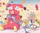 フューチャーポップなイラストをプロが描きます 書籍、Webページ、広告などに使用出来るクオリティとセンスで イメージ8