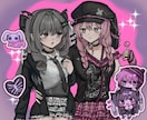 夢絵・SNSのアイコン・スマホの壁紙 描きます 何人でも描くの️⭕️いつでも受け付け️⭕️ イメージ1
