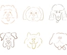 シンプルでゆるい手描き似顔絵をお届けします 人物や動物の似顔絵、そのほかでもご相談に応じます イメージ3