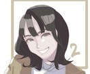 イラストオーダー受け付けます 頭部から胸まで！SNSアイコンなどに最適です！ イメージ3