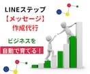 LINEステップのメッセージ作成代行します 興味を持たせ、買いたい気持ちを高める効果的なメッセージ イメージ1