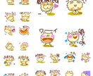 お好きな動物似顔絵スタンプ描きます 愛するペットの似顔絵からお気に入り動物までスタンプにしませか イメージ5