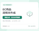 EC商品説明と販売文を魅力的に作成します 商品の魅力と購入理由が伝わる説明文を作成 イメージ1