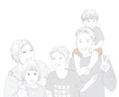 お写真を選ぶだけ！シンプル映えるイラストを描きます SNSアイコンや、プレゼント、グッズ化にオススメです！ イメージ4