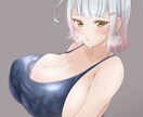 可愛い女の子のイラスト描きます アニメ塗りでオリキャラや推しキャラの顔だけでも描きます！ イメージ7