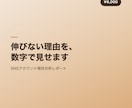 SNSが伸びない理由を数字で診断します 現状分析で伸びない理由を可視化 イメージ1