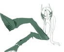 ラフなタッチのキュートな女の子のイラスト描きさます 美大生がかわいい全身イラスト描きます！擬人化もOK！ イメージ7