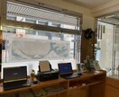 和紙の写真を窓に水で貼れます 会社の名前や広告、家族やペットの写真を窓に イメージ6