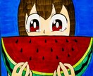 A4でアナログのオリジナルイラストを描きます アナログのオリジナルイラストなら線描く書房がオススメ イメージ2
