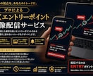 優位性のあるFXエントリーポイントを配信します プロによる厳選された先出しエントリーポイントを知る事が出来る イメージ1