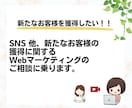 SNS他集客に関するマーケティングの相談乗ります 新たなお客様獲得に悩んでいる方向けマーケティング設計の支援 イメージ1