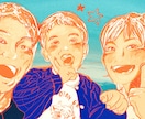 写真とは一味違う◎オシャレな似顔絵描きます ◎お気に入り写真を元に◎簡単オーダーメイド◎プレゼントにも◎ イメージ6