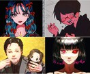 SNSなどで使えるアイコン・ヘッダーを描きます 似顔絵やペットなどもできます◎オリキャラも勿論可◎ イメージ3