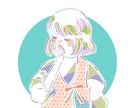 おしゃれかわいい♡ぱっと目立つアイコン描きます SNSや在宅ワーカーさんにおすすめ◎好感度UP個性派イラスト イメージ5