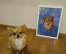うちの子似顔絵！ー届いてすぐに飾れます 自宅に届いてすぐ飾れる！ふんわりタッチで描きます。 イメージ2