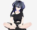 vroidオリジナルキャラクター！商標利用出来ます オリジナル３Dキャラクターで動いちゃおう！ イメージ3