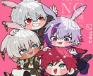 可愛いミニキャラ作成します 可愛いくて豊かな表情ならお任せください！ イメージ3