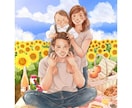お写真を、ちょっと漫画アニメちっくにお描きします お祝いのプレゼント、アイコン、ポスターなどにどうぞ！！ イメージ6