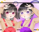 ディフォルメからアニメ風絵柄まで何でも描きます 自分だけのアイコン、壁紙が欲しい方へ イメージ5