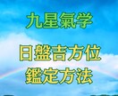 九星氣学　日盤吉方位　鑑定方法お伝えします 日々のお散歩で吉預金をしてみませんか？ イメージ1