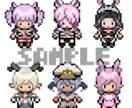 ドット絵のアイコン描きます 自機やオリキャラをドット絵化してSNSのアイコンなどに イメージ3