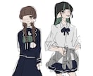 リアル調からアニメ調まで！人物絵描きます 学生のお小遣い稼ぎなので、格安でご提供できます！ イメージ4