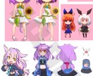 厚塗り風で可愛い女の子のイラスト描きます 。アイコンや一枚絵、キャラデザも対応しています！ イメージ2