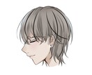 3日で！アイコンを描きます 《今だけ半額》シンプルな横顔イラストお描きします❀·° イメージ6