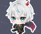 SNSや配信活動などのミニキャラ描きます ご相談しながら丁寧に進めていきます(*.ˬ.)" イメージ4